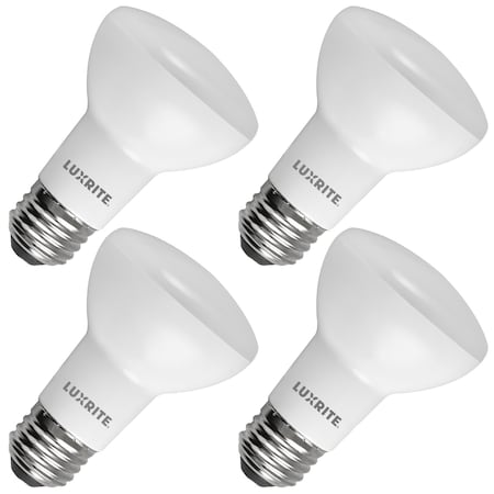 BR20 LED Light Bulbs 6.5W (45W Equivalent) 460LM 4000K Cool White Dimmable E26 Base 4-Pack